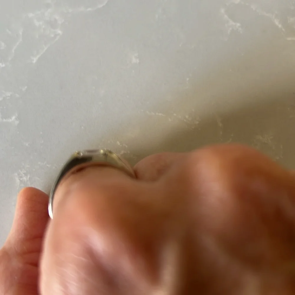 Silver ring size 8 or 9 - Picture 2 of 4